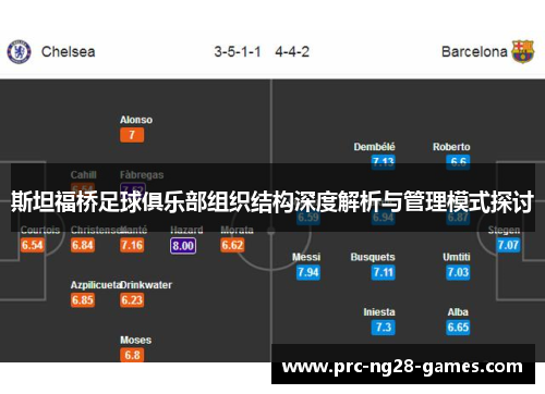 斯坦福桥足球俱乐部组织结构深度解析与管理模式探讨